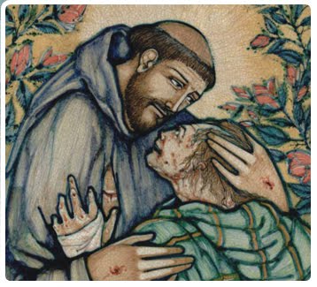 El Pollo Real: San Francesco e il Lebbroso